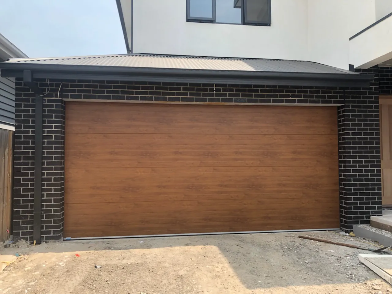 Danmar insulated timber look panel door